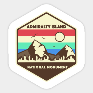 Admiralty Island National Monument Retro Sticker